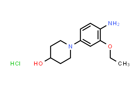CAS No. 2070014-79-6, 1-(4-Amino-3-ethoxyphenyl)piperidin-4-ol (hydrochloride)