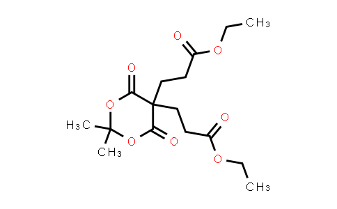 CAS No. 2070015-38-0, Diethyl 3,3'-(2,2-dimethyl-4,6-dioxo-1,3-dioxane-5,5-diyl)dipropanoate