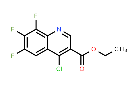 CAS No. 207231-24-1, Ethyl 4-chloro-6,7,8-trifluoroquinoline-3-carboxylate