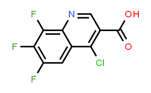 CAS No. 207231-25-2, 4-Chloro-6,7,8-trifluoroquinoline-3-carboxylic acid