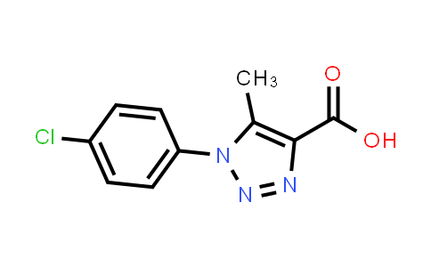 CAS No. 20725-33-1, 1-(4-Chlorophenyl)-5-methyl-1H-1,2,3-triazole-4-carboxylic acid