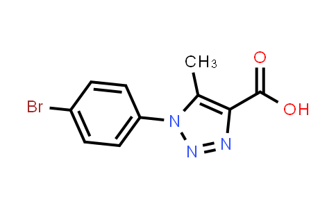 CAS No. 20725-34-2, 1-(4-Bromophenyl)-5-methyl-1H-1,2,3-triazole-4-carboxylic acid