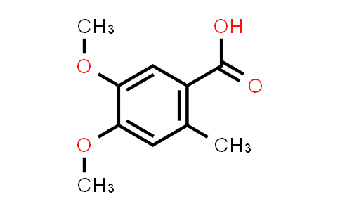 CAS No. 20736-28-1, 4,5-Dimethoxy-2-methylbenzoic acid