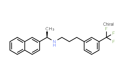 CAS No. 2074615-22-6, (R)-N-(1-(naphthalen-2-yl)ethyl)-3-(3-(trifluoromethyl)phenyl)propan-1-amine