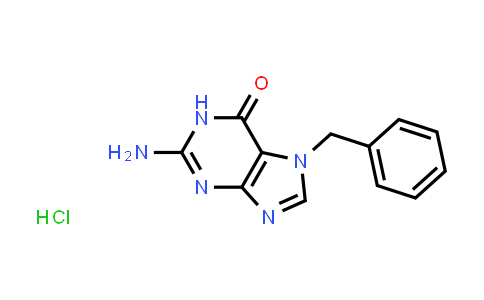 CAS No. 20755-15-1, 2-Amino-7-benzyl-1,7-dihydro-6H-purin-6-one hydrochloride
