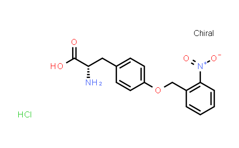 CAS No. 207727-86-4, O-(2-Nitrobenzyl)-L-tyrosine (hydrochloride)