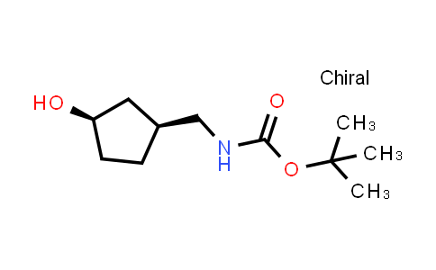 CAS No. 207729-06-4, tert-Butyl N-{[(1S,3R)-rel-3-hydroxycyclopentyl]methyl}carbamate