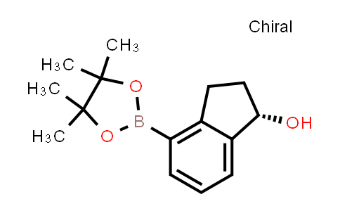 CAS No. 2077991-52-5, (S)-4-(4,4,5,5-Tetramethyl-1,3,2-dioxaborolan-2-yl)-2,3-dihydro-1H-inden-1-ol