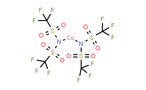 CAS No. 207861-61-8, Bis[1,1,1-trifluoro-N-[(trifluoromethyl)sulfonyl-κO]methanesulfonamidato-κO]-,cobalt