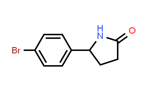 CAS No. 207989-90-0, 5-(4-Bromophenyl)pyrrolidin-2-one