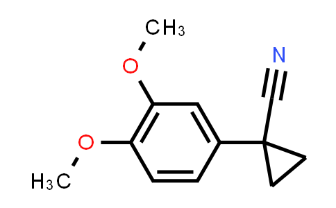 CAS No. 20802-15-7, 1-(3,4-Dimethoxyphenyl)cyclopropane-1-carbonitrile