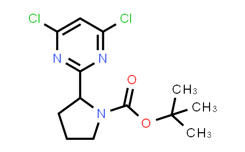 CAS No. 2080361-24-4, tert-Butyl 2-(4,6-dichloropyrimidin-2-yl)pyrrolidine-1-carboxylate