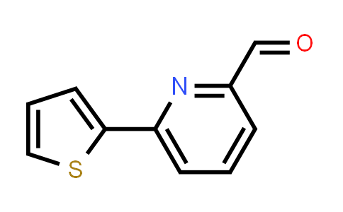 CAS No. 208111-00-6, 6-(Thiophen-2-yl)picolinaldehyde