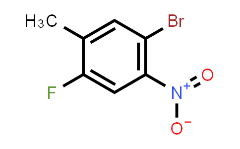 CAS No. 208165-95-1, 1-Bromo-4-fluoro-5-methyl-2-nitrobenzene