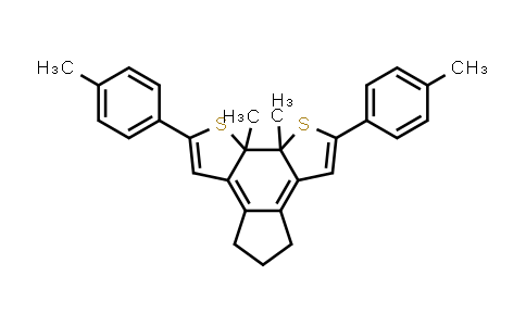 CAS No. 2084114-93-0, 9a,9b-Dimethyl-2,8-di-p-tolyl-5,6,9a,9b-tetrahydro-4H-indeno[5,4-b:6,7-b']dithiophene