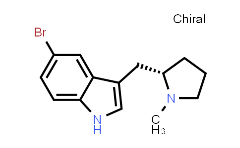 CAS No. 208464-41-9, (S)-5-bromo-3-((1-methylpyrrolidin-2-yl)methyl)-1H-indole
