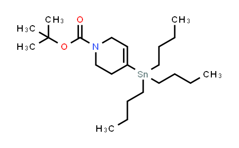 CAS No. 208465-07-0, 4-(Tributylstannyl)-3,6-dihydro-2H-pyridine-1-carboxylic acid tert-butyl ester