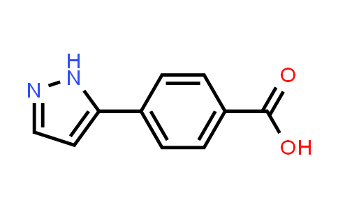 CAS No. 208511-67-5, 4-(1H-Pyrazol-5-yl)benzoic acid