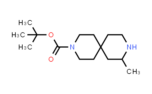 CAS No. 2085319-43-1, tert-Butyl 8-methyl-3,9-diazaspiro[5.5]undecane-3-carboxylate