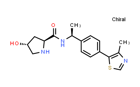CAS No. 2086301-12-2, (2S,4R)-4-Hydroxy-N-((S)-1-(4-(4-methylthiazol-5-yl)phenyl)ethyl)pyrrolidine-2-carboxamide
