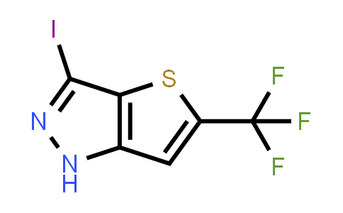 CAS No. 2086684-92-4, 3-Iodo-5-(trifluoromethyl)-1H-thieno[3,2-c]pyrazole