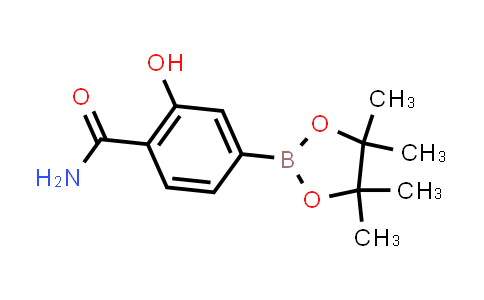 CAS No. 2086717-72-6, 2-Hydroxy-4-(4,4,5,5-tetramethyl-1,3,2-dioxaborolan-2-yl)benzamide