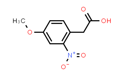 CAS No. 20876-30-6, 2-(4-Methoxy-2-nitrophenyl)acetic acid