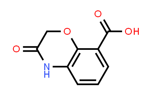 CAS No. 208772-72-9, 3-Oxo-3,4-dihydro-2H-1,4-benzoxazine-8-carboxylic acid