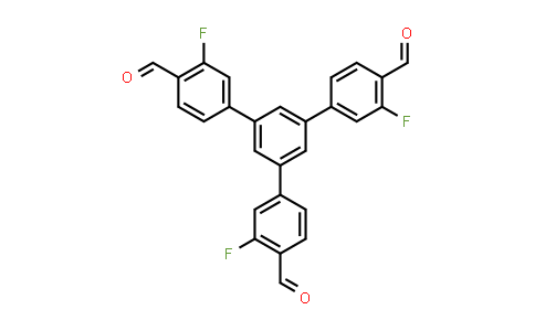 CAS No. 2088007-04-7, 3,3''-Difluoro-5'-(3-fluoro-4-formylphenyl)-[1,1':3',1''-terphenyl]-4,4''-dicarbaldehyde
