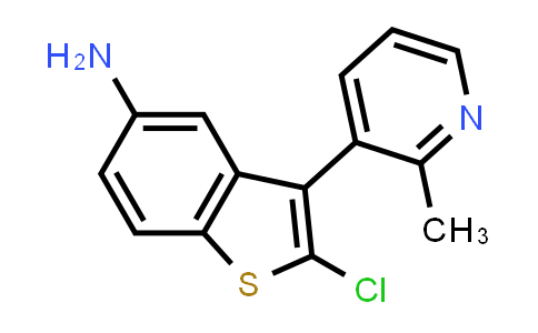 CAS No. 2088517-91-1, 2-Chloro-3-(2-methylpyridin-3-yl)benzo[b]thiophen-5-amine