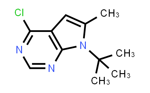CAS No. 2088748-47-2, 7-(tert-Butyl)-4-chloro-6-methyl-7H-pyrrolo[2,3-d]pyrimidine