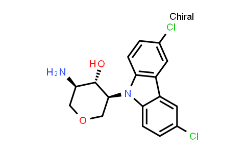 CAS No. 2088957-14-4, (3R,4S,5S)-3-Amino-5-(3,6-dichloro-9H-carbazol-9-yl)tetrahydro-2H-pyran-4-ol