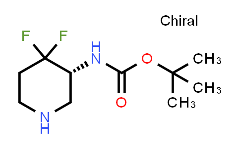 CAS No. 2089321-22-0, tert-Butyl (R)-(4,4-difluoropiperidin-3-yl)carbamate