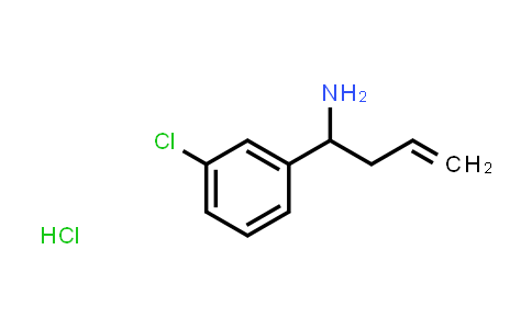 CAS No. 2089648-62-2, 1-(3-Chlorophenyl)but-3-en-1-amine hydrochloride