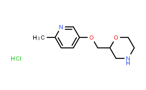 CAS No. 2089648-82-6, 2-(((6-Methylpyridin-3-yl)oxy)methyl)morpholine hydrochloride