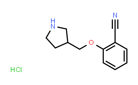 CAS No. 2089650-91-7, 2-(pyrrolidin-3-ylmethoxy)benzonitrile hydrochloride