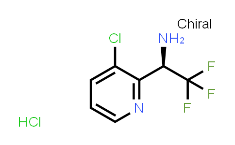 CAS No. 2089671-65-6, (R)-1-(3-Chloropyridin-2-yl)-2,2,2-trifluoroethanamine hydrochloride