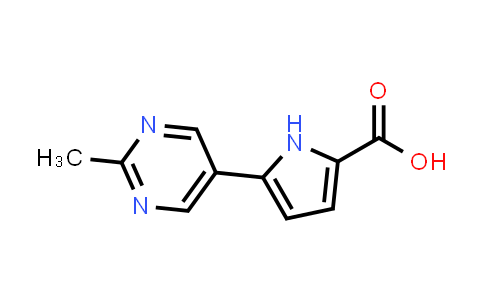 CAS No. 2089976-83-8, 5-(2-Methylpyrimidin-5-yl)-1H-pyrrole-2-carboxylic acid