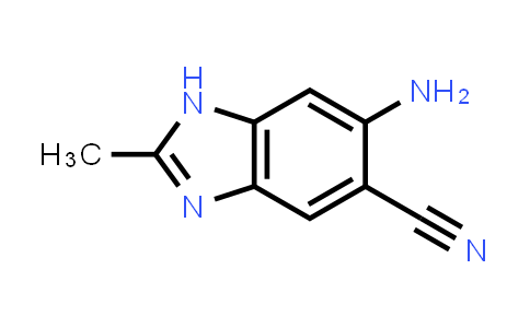 CAS No. 2089996-02-9, 1H-Benzimidazole-5-carbonitrile, 6-amino-2-methyl-