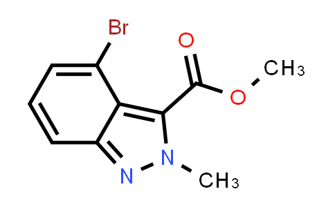 CAS No. 2090253-59-9, Methyl 4-bromo-2-methyl-2H-indazole-3-carboxylate