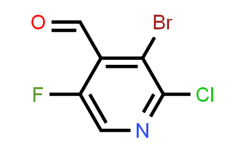 CAS No. 2090368-64-0, 3-Bromo-2-chloro-5-fluoropyridine-4-carbaldehyde