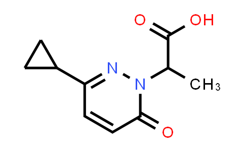 CAS No. 2090401-08-2, 2-(3-Cyclopropyl-6-oxo-1,6-dihydropyridazin-1-yl)propanoic acid