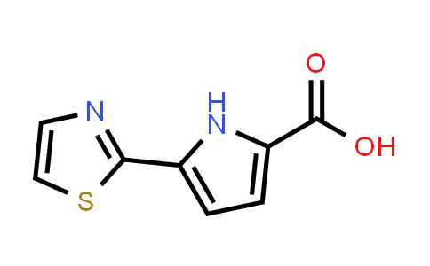 CAS No. 2090683-09-1, 5-(Thiazol-2-yl)-1H-pyrrole-2-carboxylic acid