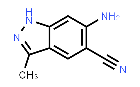 CAS No. 2090749-81-6, 1H-Indazole-5-carbonitrile, 6-amino-3-methyl-