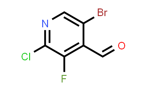 CAS No. 2090900-94-8, 5-Bromo-2-chloro-3-fluoropyridine-4-carbaldehyde