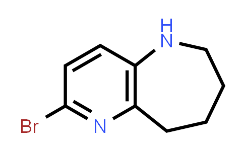 CAS No. 2090983-27-8, 2-Bromo-6,7,8,9-tetrahydro-5H-pyrido[3,2-b]azepine