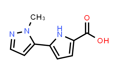 CAS No. 2091196-68-6, 5-(1-Methyl-1H-pyrazol-5-yl)-1H-pyrrole-2-carboxylic acid