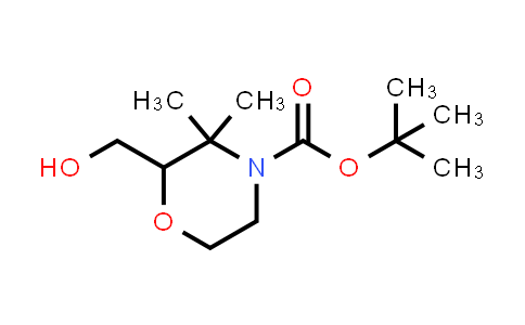 CAS No. 2091198-51-3, tert-Butyl 2-(hydroxymethyl)-3,3-dimethylmorpholine-4-carboxylate