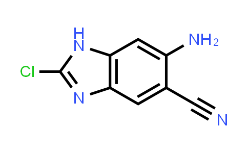 CAS No. 2091200-88-1, 1H-Benzimidazole-5-carbonitrile, 6-amino-2-chloro-
