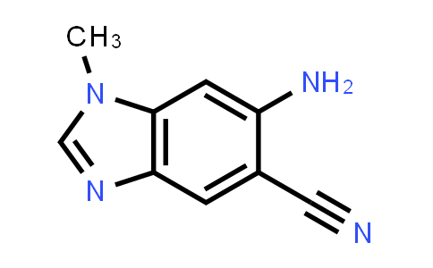 CAS No. 2091506-83-9, 1H-Benzimidazole-5-carbonitrile, 6-amino-1-methyl-